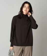 PZFAG54240 GEORGES RECH(ジョルジュ・レッシュ) [アンサンブル対応]エクストラファインメリノウールニット ブラック