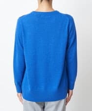 PZFAS66390 GEORGES RECH(ジョルジュ・レッシュ) 【2点セット】ケープ付きクルーネックニット ブルー