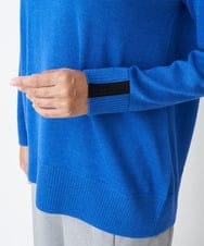 PZFAS66390 GEORGES RECH(ジョルジュ・レッシュ) 【2点セット】ケープ付きクルーネックニット ブルー