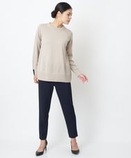 PZFAS66390 GEORGES RECH(ジョルジュ・レッシュ) 【2点セット】ケープ付きクルーネックニット ベージュ