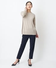 PZFAS66390 GEORGES RECH(ジョルジュ・レッシュ) 【2点セット】ケープ付きクルーネックニット ベージュ