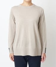 PZFAS66390 GEORGES RECH(ジョルジュ・レッシュ) 【2点セット】ケープ付きクルーネックニット ベージュ