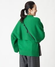PZFAV63290 GEORGES RECH(ジョルジュ・レッシュ) 12G両畦編3WAYニットプルオーバー グリーン