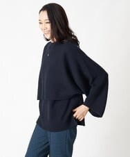 PZFAV63290 GEORGES RECH(ジョルジュ・レッシュ) 12G両畦編3WAYニットプルオーバー グリーン