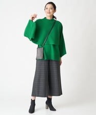 PZFAV63290 GEORGES RECH(ジョルジュ・レッシュ) 12G両畦編3WAYニットプルオーバー グリーン