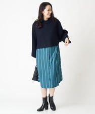 PZFAV63290 GEORGES RECH(ジョルジュ・レッシュ) 12G両畦編3WAYニットプルオーバー グリーン
