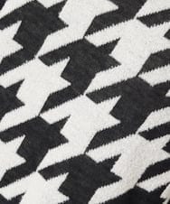 PZFAW01270 GEORGES RECH(ジョルジュ・レッシュ)  [日本製]ブークレ千鳥ジャカードニット ブラック