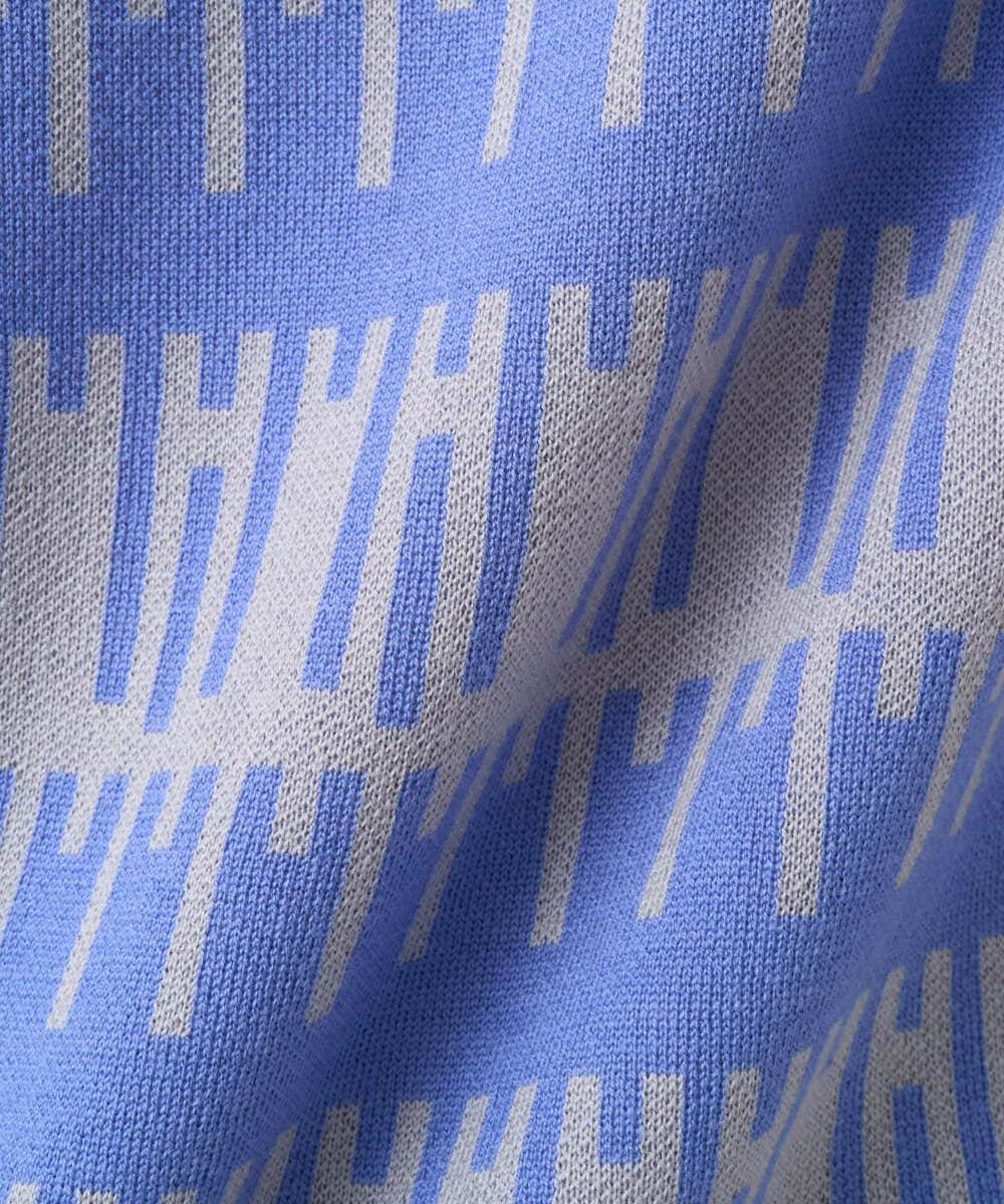 PZFCD56270 GEORGES RECH(ジョルジュ・レッシュ) ジオメトリックジャガードウールニット ホワイト系