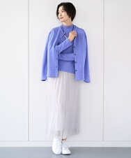 PZFCD57210 GEORGES RECH(ジョルジュ・レッシュ) [アンサンブル対応]メリノウールセミハイネックニット ピンク