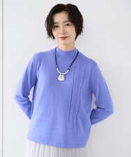 PZFCD57210 GEORGES RECH(ジョルジュ・レッシュ) [アンサンブル対応]メリノウールセミハイネックニット ピンク