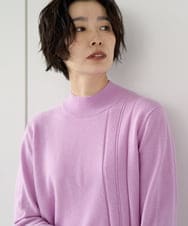 PZFCD57210 GEORGES RECH(ジョルジュ・レッシュ) [アンサンブル対応]メリノウールセミハイネックニット ピンク