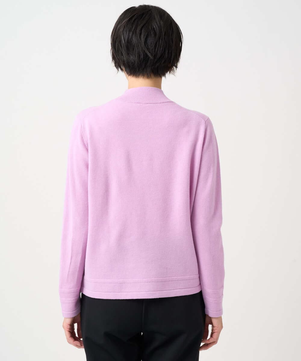 PZFCD57210 GEORGES RECH(ジョルジュ・レッシュ) [アンサンブル対応]メリノウールセミハイネックニット ピンク