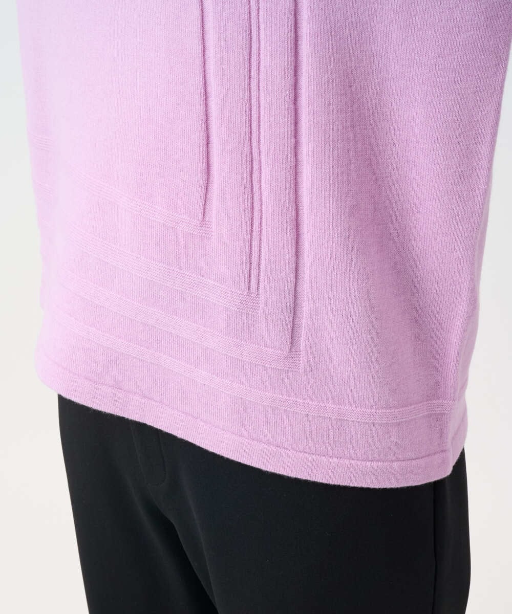 PZFCD57210 GEORGES RECH(ジョルジュ・レッシュ) [アンサンブル対応]メリノウールセミハイネックニット ピンク