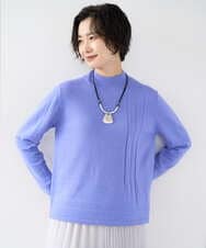 PZFCD57210 GEORGES RECH(ジョルジュ・レッシュ) [アンサンブル対応]メリノウールセミハイネックニット ブルー