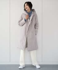 PZFCD61230 GEORGES RECH(ジョルジュ・レッシュ) ドロストハイネックロゴニット ライトブルー