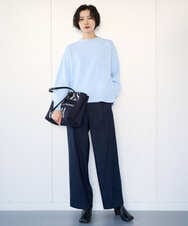 PZFCE70170 GEORGES RECH(ジョルジュ・レッシュ) [アンサンブル対応] スウェットライクロゴニット グレー