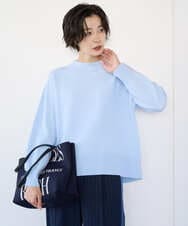 PZFCE70170 GEORGES RECH(ジョルジュ・レッシュ) [アンサンブル対応] スウェットライクロゴニット グレー