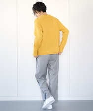 PZFCE71190 GEORGES RECH(ジョルジュ・レッシュ) バイカラージャカードニット ブラック