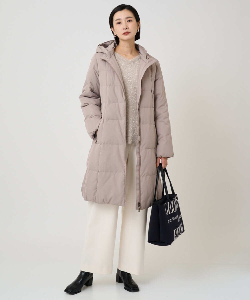 PZFCF51230 GEORGES RECH(ジョルジュ・レッシュ) メタリックシャギーVネックニット ベージュ