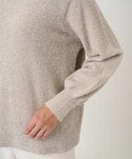 PZFCF51230 GEORGES RECH(ジョルジュ・レッシュ) メタリックシャギーVネックニット ベージュ