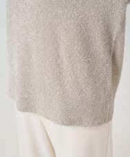 PZFCF51230 GEORGES RECH(ジョルジュ・レッシュ) メタリックシャギーVネックニット ベージュ