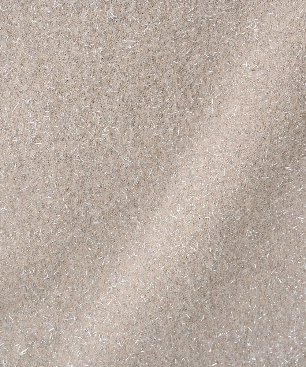 PZFCF51230 GEORGES RECH(ジョルジュ・レッシュ) メタリックシャギーVネックニット ベージュ