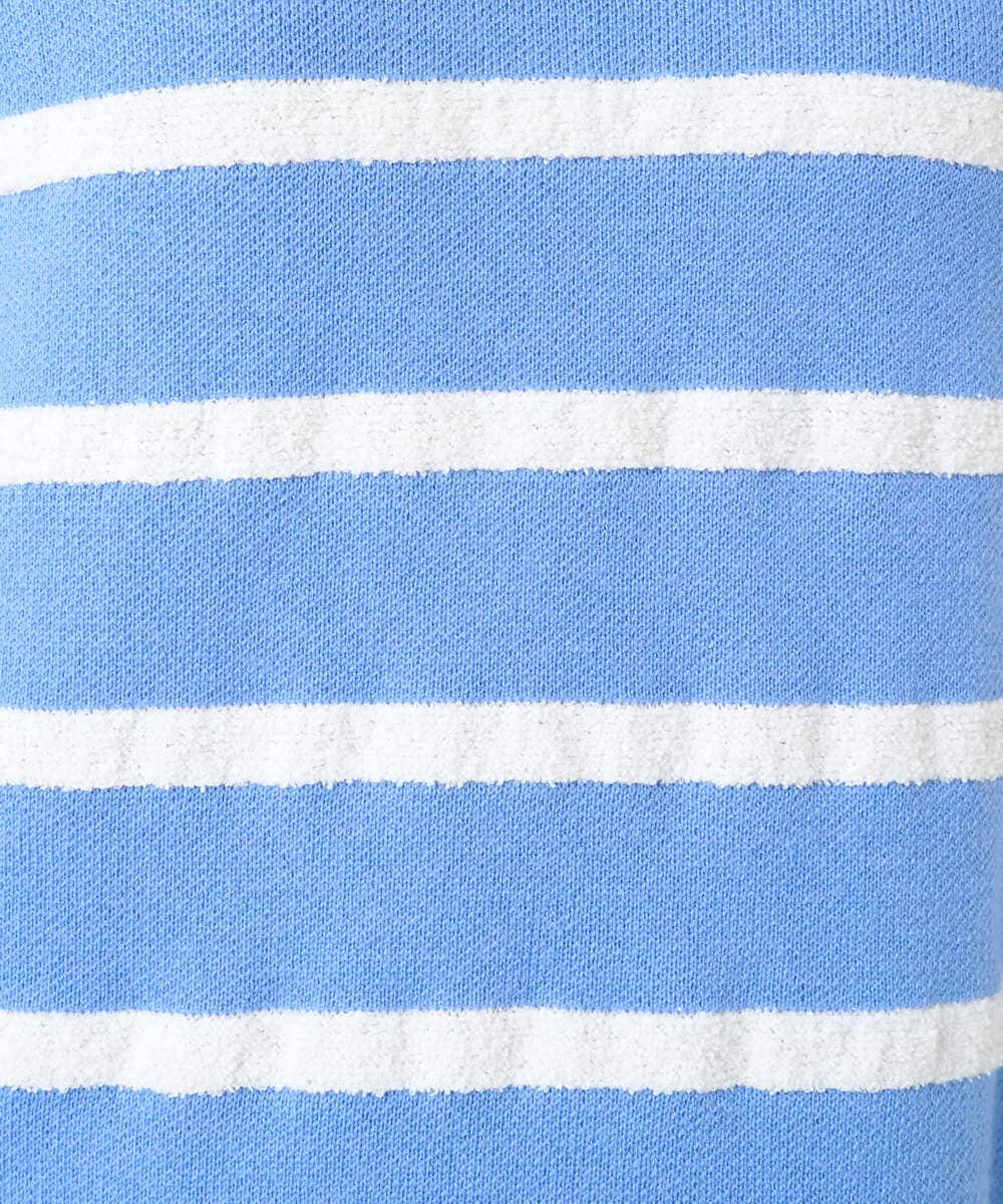 PZFEE04270 GEORGES RECH(ジョルジュ・レッシュ) ブークレボーダーボートネックニット ブルー