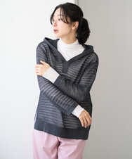 PZFEE48250 GEORGES RECH(ジョルジュ・レッシュ) シアーギマニットパーカー ダークグレー