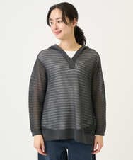 PZFEE48250 GEORGES RECH(ジョルジュ・レッシュ) シアーギマニットパーカー ダークグレー