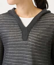 PZFEE48250 GEORGES RECH(ジョルジュ・レッシュ) シアーギマニットパーカー ダークグレー