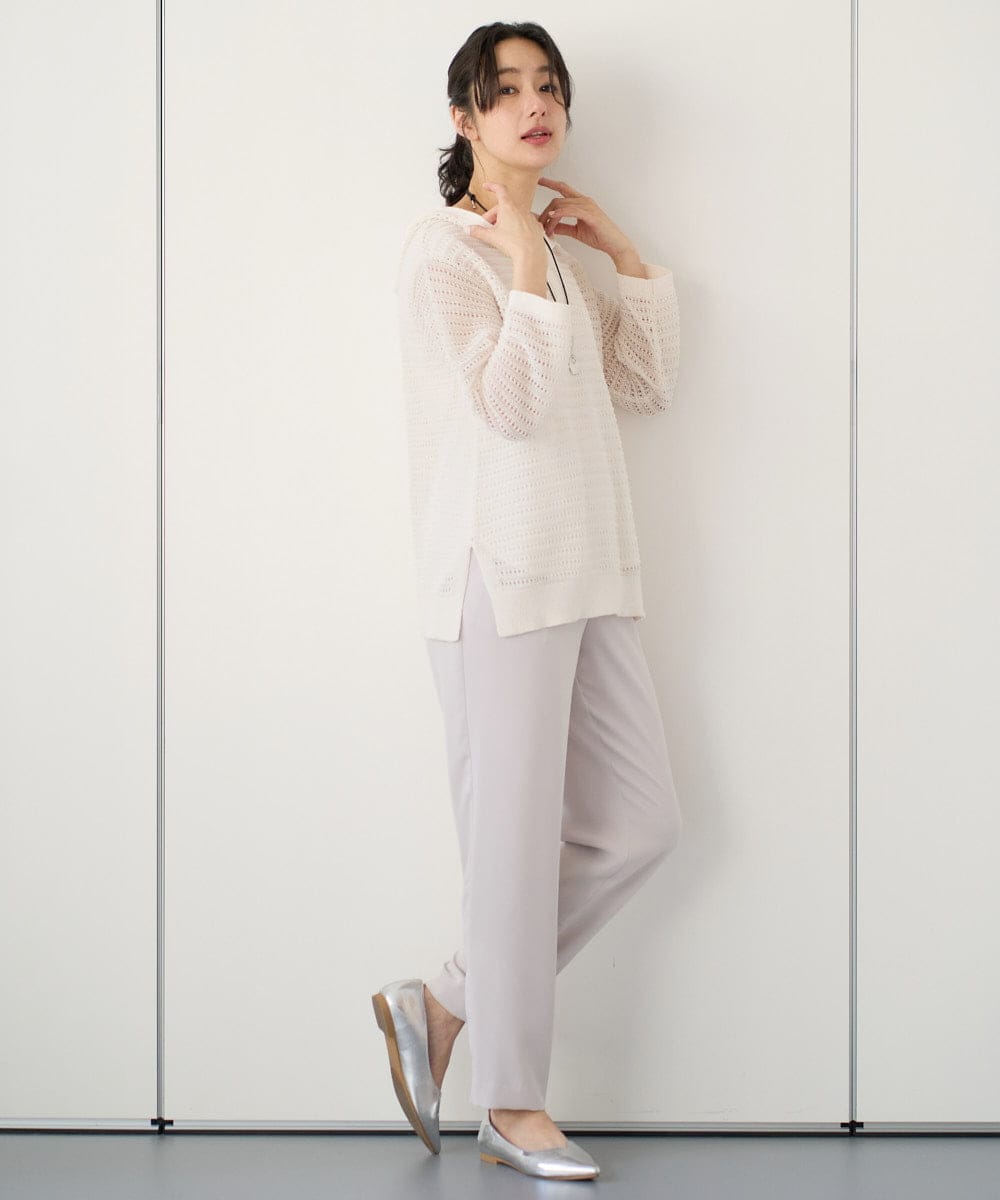 PZFEE48250 GEORGES RECH(ジョルジュ・レッシュ) シアーギマニットパーカー ダークグレー