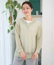 PZFEE48250 GEORGES RECH(ジョルジュ・レッシュ) シアーギマニットパーカー ダークグレー