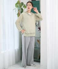 PZFEE48250 GEORGES RECH(ジョルジュ・レッシュ) シアーギマニットパーカー ダークグレー