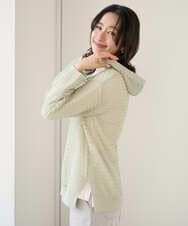 PZFEE48250 GEORGES RECH(ジョルジュ・レッシュ) シアーギマニットパーカー ダークグレー