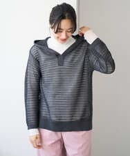 PZFEE48250 GEORGES RECH(ジョルジュ・レッシュ) シアーギマニットパーカー ダークグレー