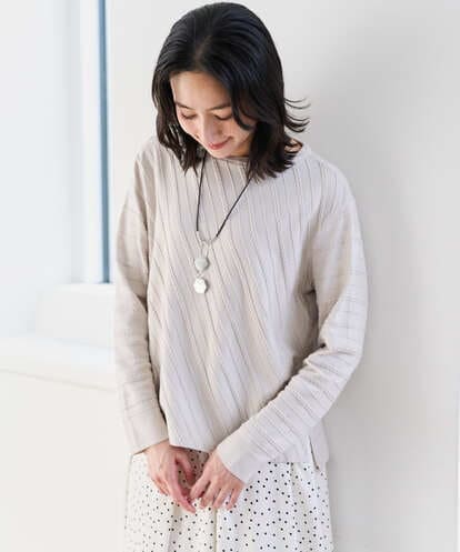 PZFEF15230 GEORGES RECH ケーブル柄ニットプルオーバー