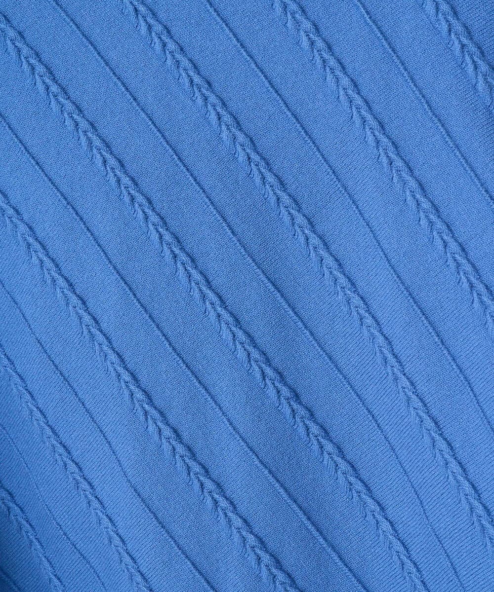 PZFEF15230 GEORGES RECH(ジョルジュ・レッシュ) ケーブル柄ニットプルオーバー ライトグレー