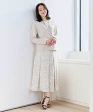 PZFEF15230 GEORGES RECH(ジョルジュ・レッシュ) ケーブル柄ニットプルオーバー ライトグレー