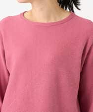 PZFEF30250 GEORGES RECH(ジョルジュ・レッシュ) 切り替えニット9分袖プルオーバー ピンク