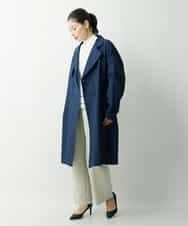 PZFES23230 GEORGES RECH(ジョルジュ・レッシュ) アシメ柄ハイネックニット ホワイト