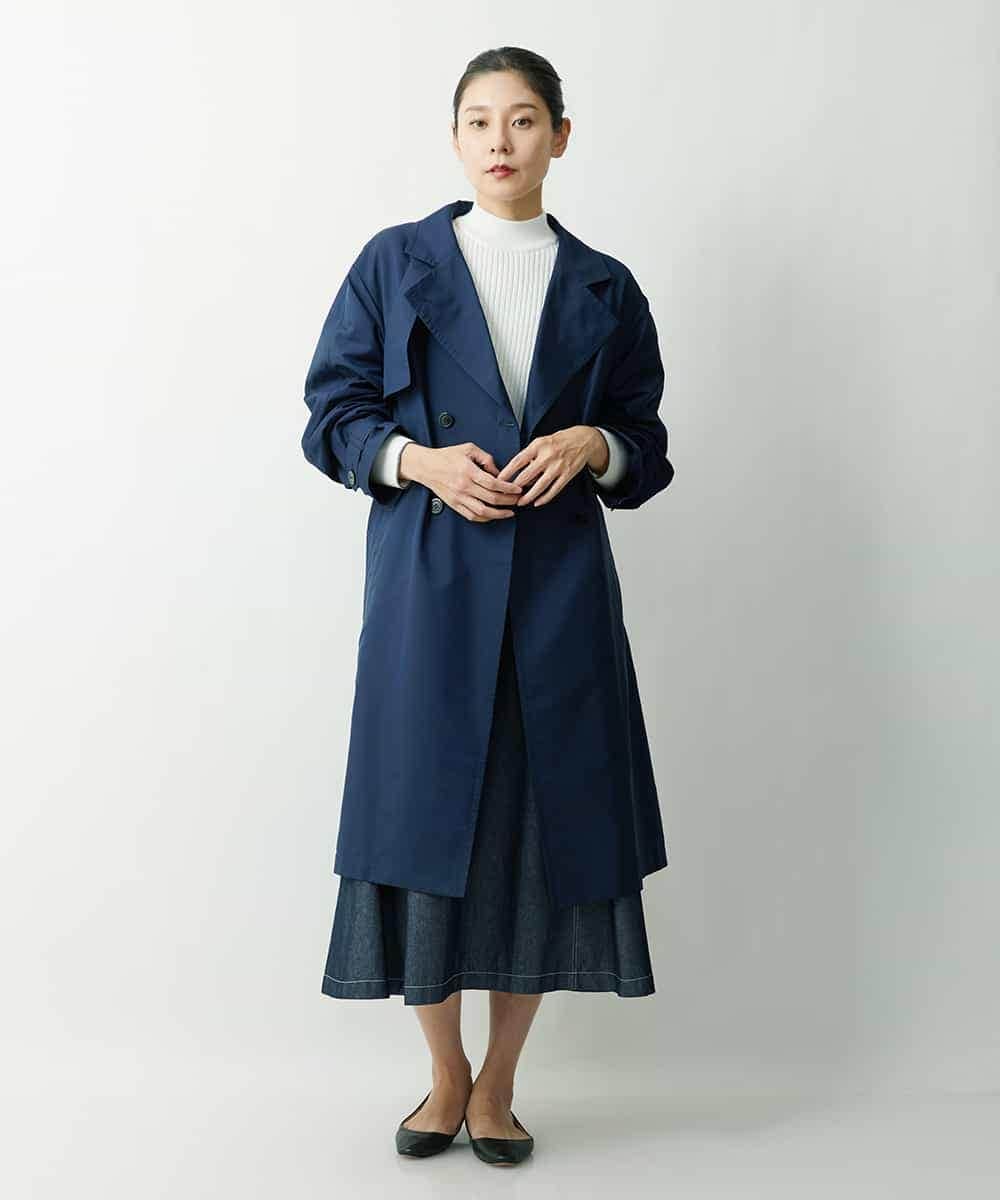 PZFES23230 GEORGES RECH(ジョルジュ・レッシュ) アシメ柄ハイネックニット ホワイト