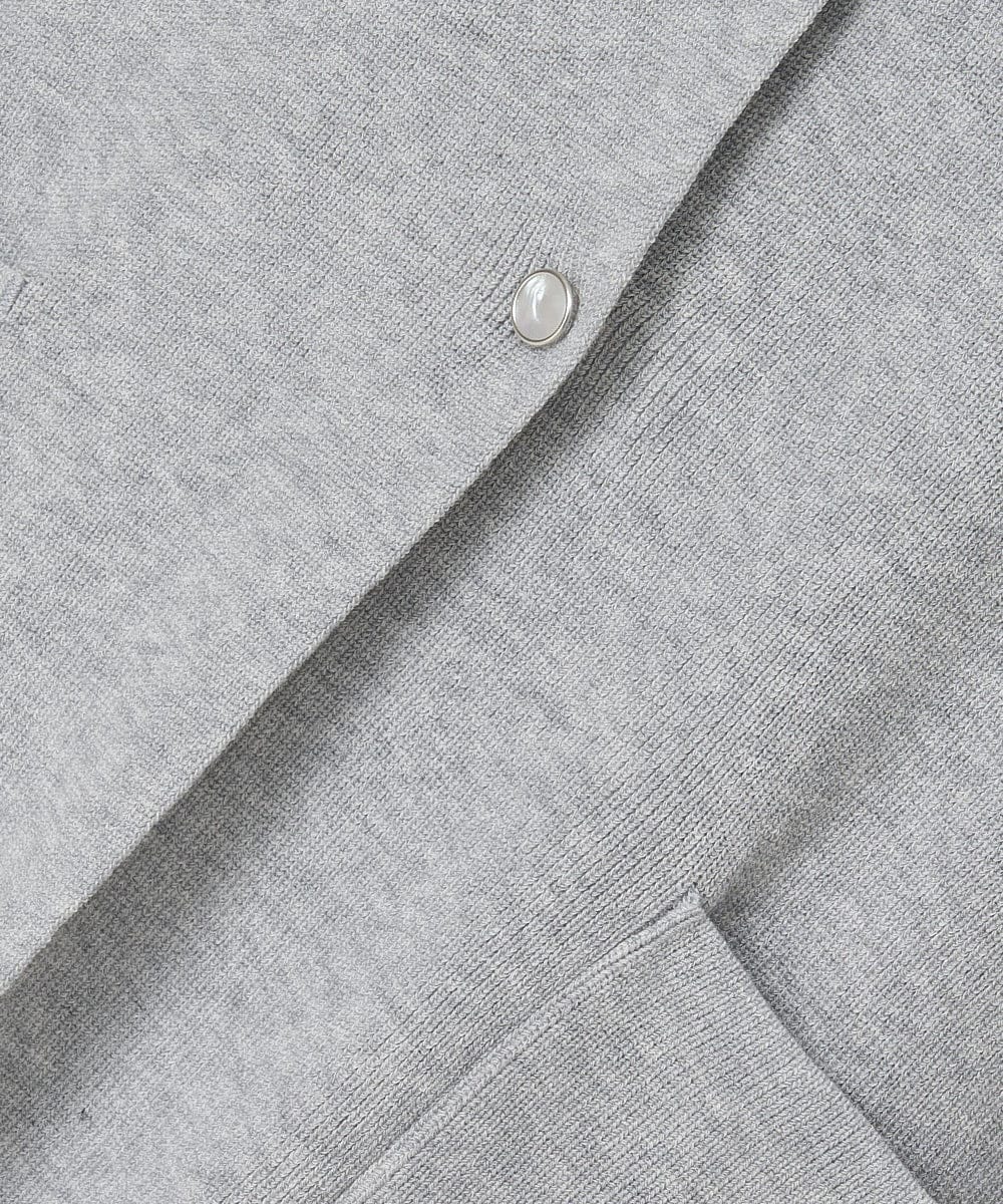 PZFET17260 GEORGES RECH(ジョルジュ・レッシュ) ロングニットジレ グレー