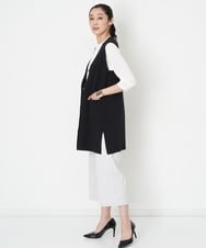PZFET17260 GEORGES RECH(ジョルジュ・レッシュ) ロングニットジレ グレー