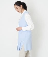 PZFET17260 GEORGES RECH(ジョルジュ・レッシュ) ロングニットジレ グレー