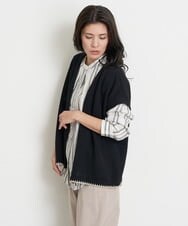 PZFET26290 GEORGES RECH(ジョルジュ・レッシュ) ジップアップニットベスト ベージュ