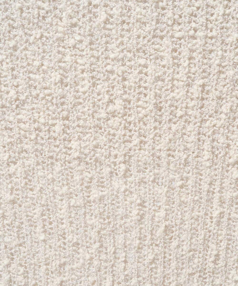 PZFGD02230 GEORGES RECH(ジョルジュ・レッシュ) コットンスラブヤーン5分袖ニット ベージュ