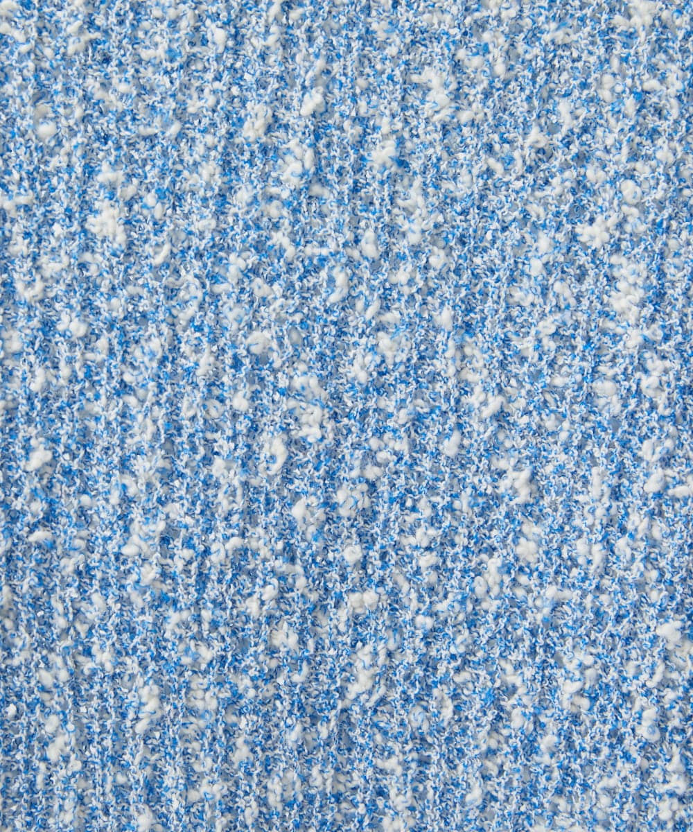 PZFGD02230 GEORGES RECH(ジョルジュ・レッシュ) コットンスラブヤーン5分袖ニット ベージュ