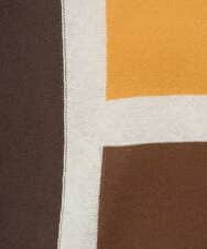 PZFGD13250 GEORGES RECH(ジョルジュ・レッシュ) カラーブロックインターシャニット ブルー系