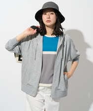 PZFGD13250 GEORGES RECH(ジョルジュ・レッシュ) カラーブロックインターシャニット ブルー系