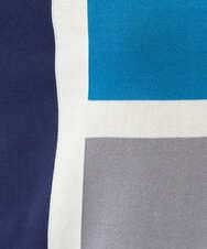 PZFGD13250 GEORGES RECH(ジョルジュ・レッシュ) カラーブロックインターシャニット ブルー系